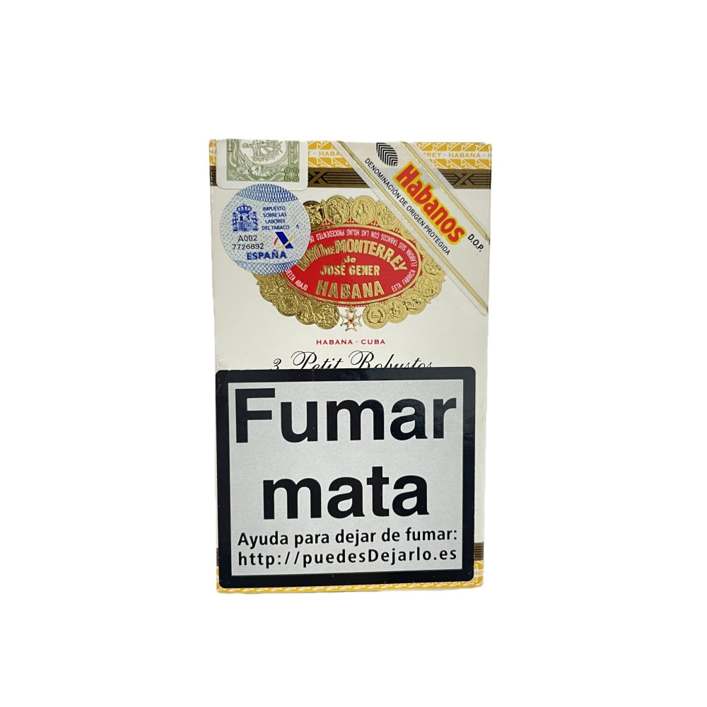 HOYO de MONTERREY PETIT ROBUSTOS 3s 好友 小罗布图 纸盒 3支/盒