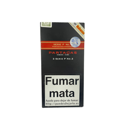 PARTAGAS SERIE P No.2 TUBOS 3s 帕特加斯 P2号 纸盒铝管 3支/盒