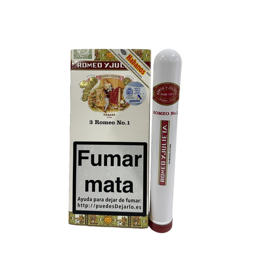 ROMEO Y JULIETA No.1 3s 罗密欧与朱丽叶 一号纸盒铝管 3支/盒