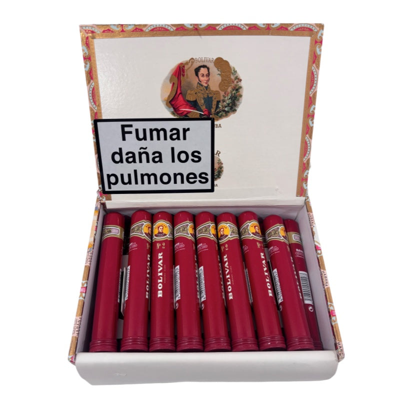 BOLIVAR TUBOS No.2  25s 玻利瓦尔 2号铝管 25支/盒