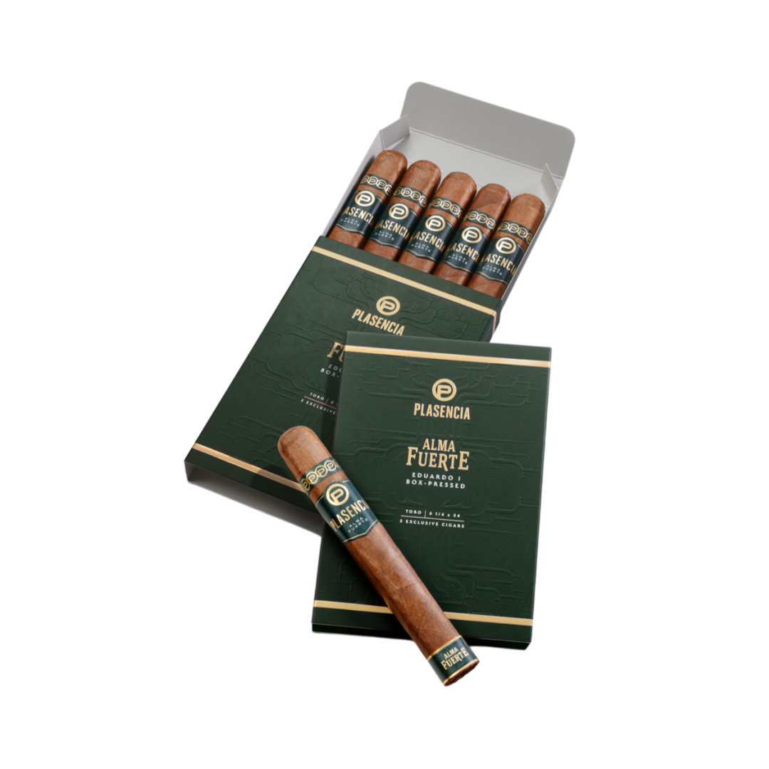 Plasencia Alma Fuerte Eduardo I Colorado Claro Toro 5s 帕拉森 烈魂系列 爱德华多1号 科罗拉多州 克拉罗 托罗 5支/盒