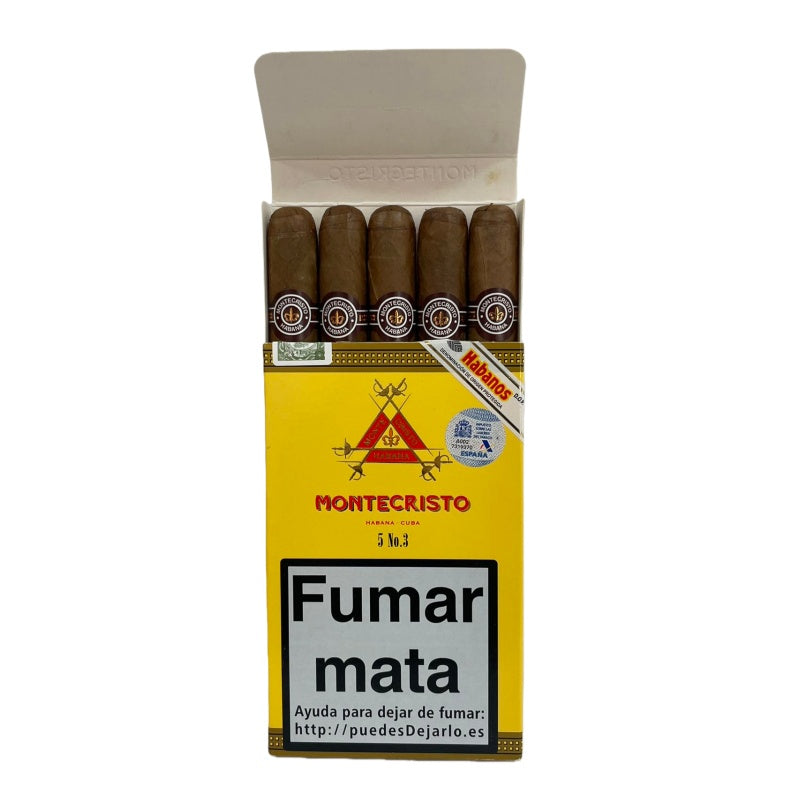 MONTECRISTO No.3 5s 蒙特 三号纸盒 5支/盒